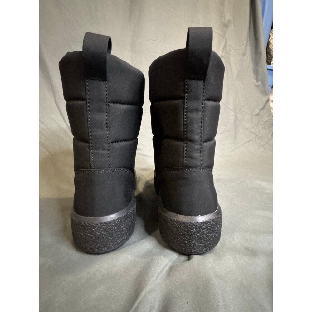 Madewell Women’s Size 7 Black Puffer Winter Snow Boots Quilted Lug Sole NWOT - Picture 2 of 6